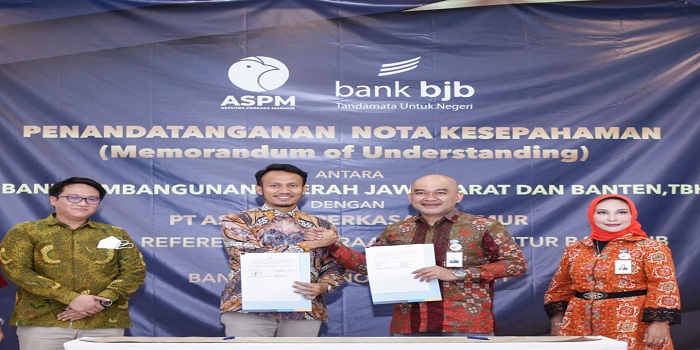 bank bjb menjalin kerja sama dengan PT ASputra Perkasa Makmur (PT ASPM). Kerja sama yang dijalin adalah terkait potensi pengembangan bisnis yang dapat dilakukan oleh para debitur atau nasabah bank bjb. Kerja sama ditandai dengan penandatanganan nota kesepahaman (MoU) antara Divisi Kredit Ritel bank bjb dengan PT ASPM. Penandatanganan MoU dilakukan di Nara Park, Jalan Ciumbuleuit Kota Bandung, Senin 22 November 2021.