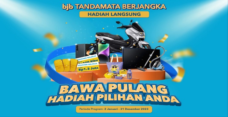 Bisa menyisihkan sebagian pendapatan di tengah kebutuhan gaya hidup yang kian tinggi adalah sebuah usaha luar biasa. Kendati sulit, tapi sebuah keniscayaan untuk masa depan Anda. Perlu usaha keras untuk menyisihkannya. Dengan menabung, berbagai harapan di masa depan bisa tercapai, seperti membeli barang baru, liburan bersama orang tercinta, investasi, membayar pendidikan, dan lainnya. Semua itu bisa terwujud sejalan dengan usaha Anda mengusahakannya. Tetapi Anda tidak perlu khawatir langkah tersebut berjalan sendiri. Karena bank bjb mempunyai program khusus yang membantu Anda rutin menabung. Hasil dari tabungan tersebut pun baru bisa diambil setelah periode tertentu. Menariknya lagi, Anda akan membawa pulang hadiah sesuai keinginan Anda.