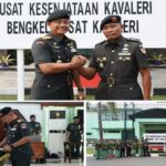 Komandan Pusat Kesenjataan Kavaleri (Danpussenkav) TNI AD, Mayjen TNI Eko Susetyo, M.M.Tr (Han)., didampingi Ketua Persit KCK Cabang XXIV Pussenkav PG Mabesad, Ny. Sherly Eko Susetyo, meresmikan Bengkel Pusat Kavaleri (Bengpuskav) di Gedung Serbaguna Soesilo Soedarman Pusdikkav Padalarang, Rabu (30/04/2025). Acara peresmian Bengpuskav dihadiri oleh Wadanpussenkav, Ir Pussenkav, Danpusdikkav, Dirum, para Dirbin, Pamen Ahli, Kasubdit, Irut, Dansatse, para Dansatdik, Kabag, Kadep serta pengurus Persit KCK Cabang XXIV Pussenkav.